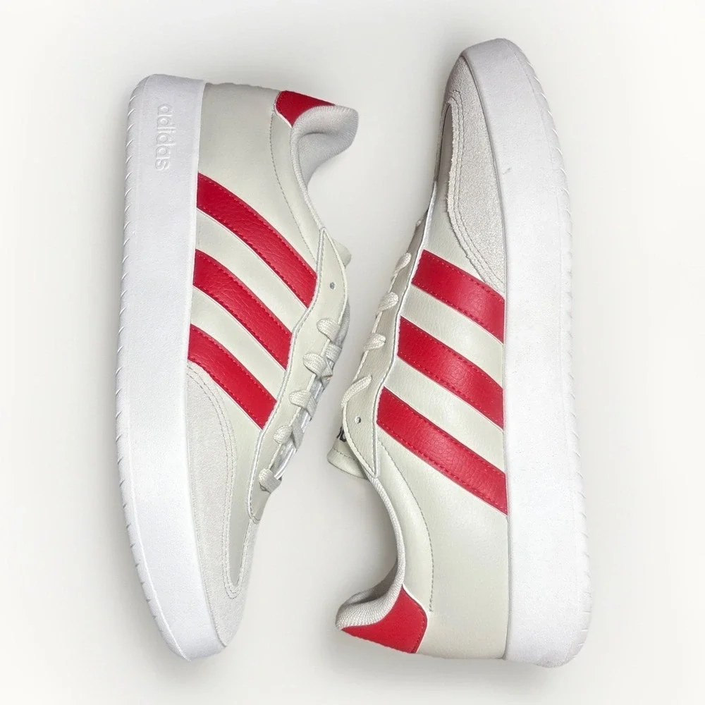 adidas Barreda 2.0 Men's Tennis Shoes Off‎ White/Scarlet  Size 10.5  JI2319